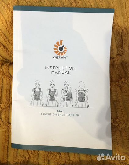 Эргорюкзак ergobaby 360 cool air
