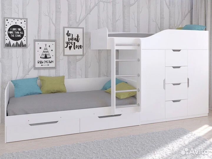 Двухъярусная кровать Астра 6