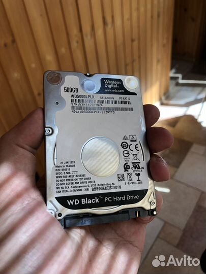 Жесткий диск WD Black 500 гб 2,5 7200