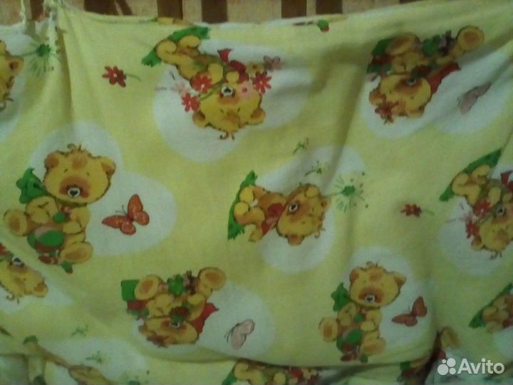 Бортики в кроватку, как новые