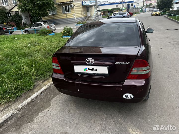 Toyota Corolla 1.5 AT, 2002, 277 000 км