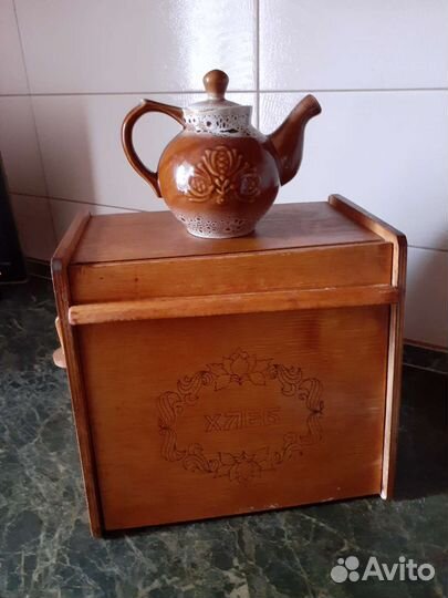 Хлебница деревянная времен СССР