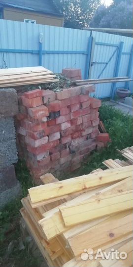 Кирпич белый б/у и красный б/у