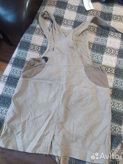 Джинсовый сарафан для беременных