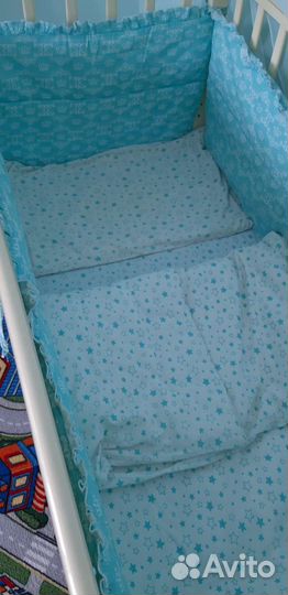 Комплект в кроватку с бортиками