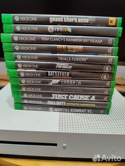 Xbox One s 1tb с играми