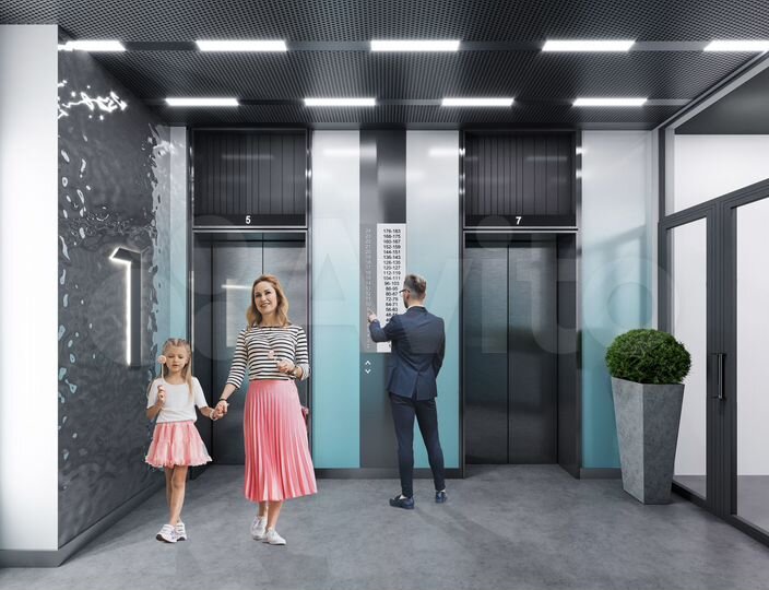 2-к. квартира, 56,7 м², 22/24 эт.