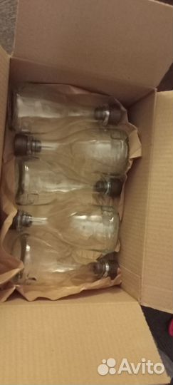 Бутыль стеклянная 0,250 мл. Пробка