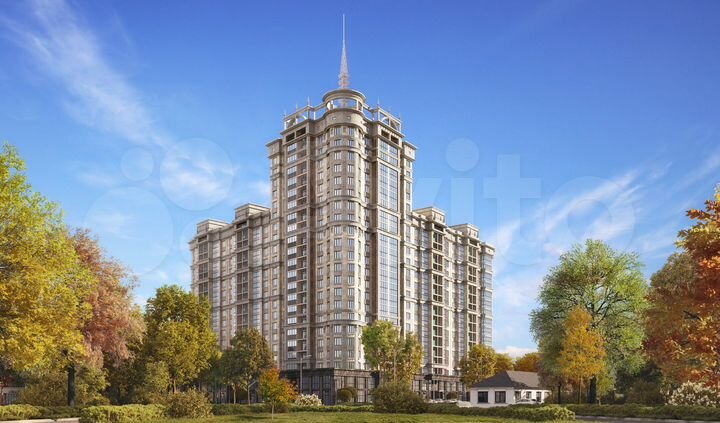 3-к. квартира, 123,1 м², 17/22 эт.