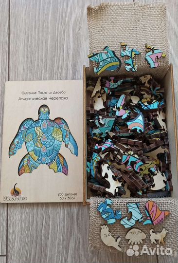 Пазлы деревянные