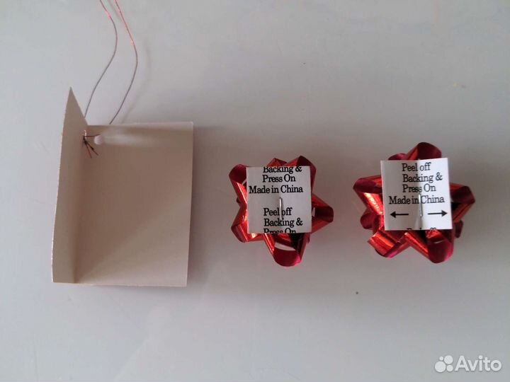 Декорация подарочной упаковки банты