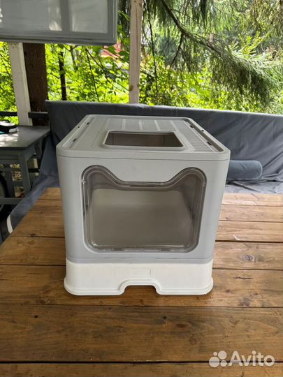 Закрытый лоток туалет для больших кошек