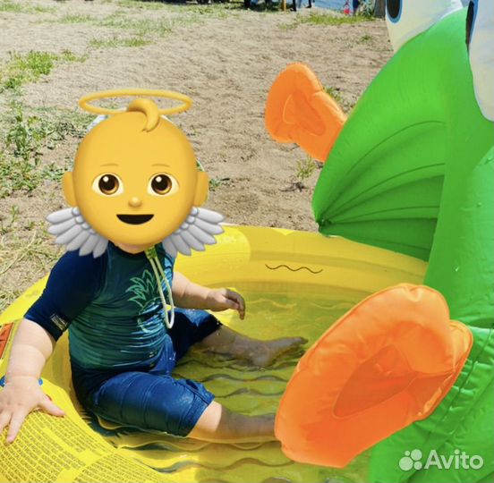 Детский солнцезащитный кастюм для плавания