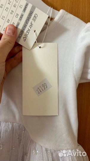 Платье для девочки 92