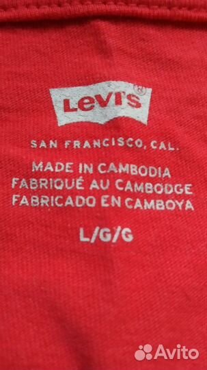 Футболка Levi's, новая