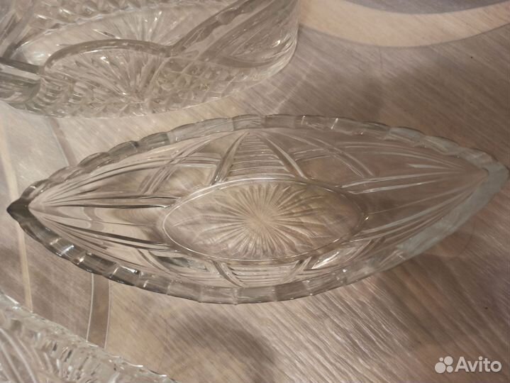 Ваза, салатник, конфетница хрусталь