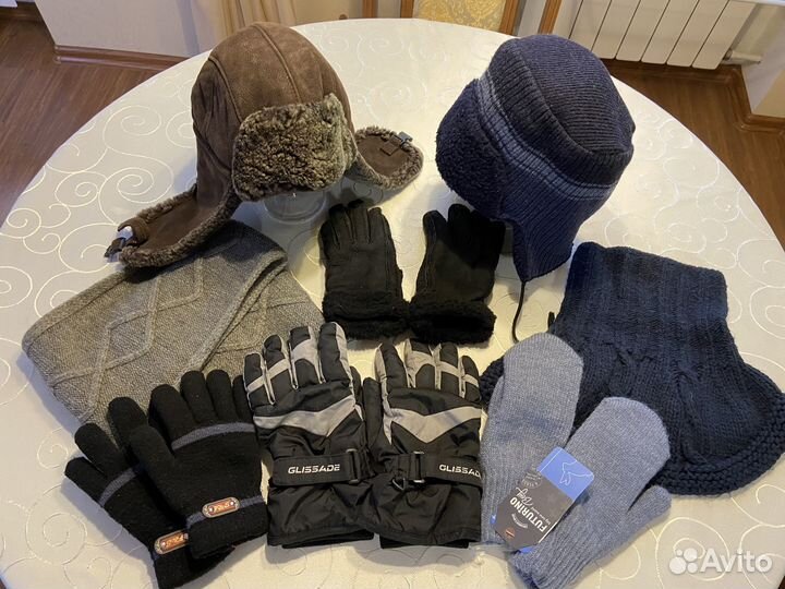 Перчатки Glissade Шапки Шарфы зимние 9 - 11 лет