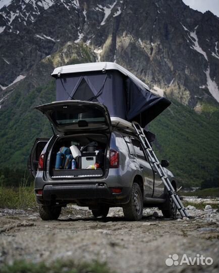 Аренда авто с палаткой на крыше на Кавказе