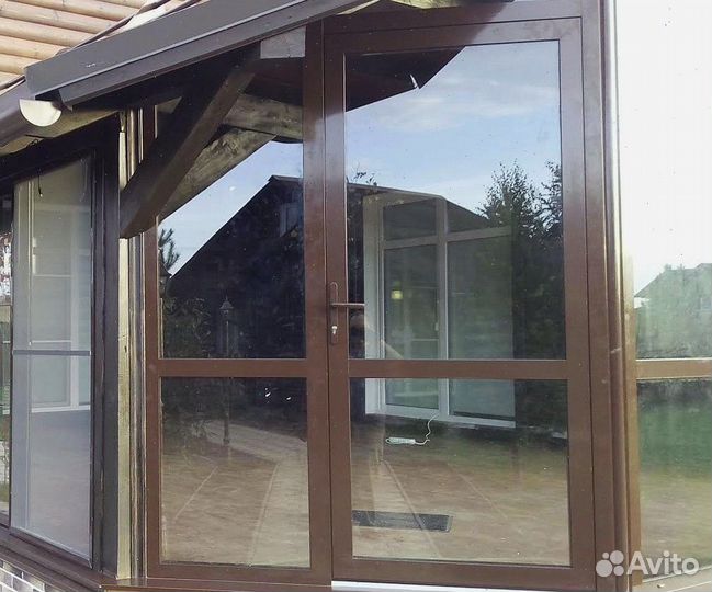 Входная группа остекление