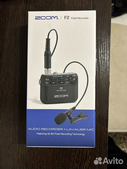 Рекордер zoom f2 + петличка zoom