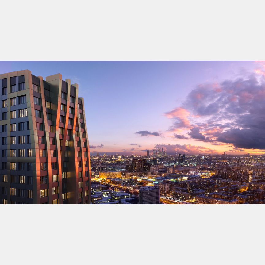 3-к. апартаменты, 56,4 м², 4/23 эт.