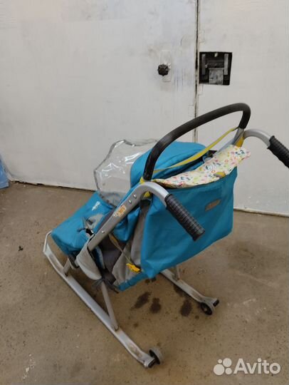 Детские санки коляска