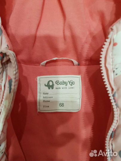 Комбинезон для девочки baby go