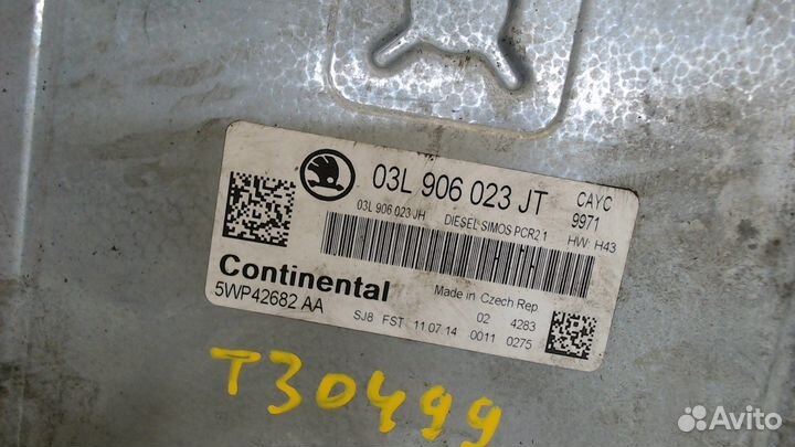 Блок управления двигателем Skoda Yeti, 2014