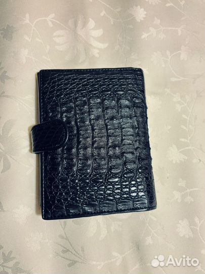 Мужской кошелек портмоне из кожи крокодила