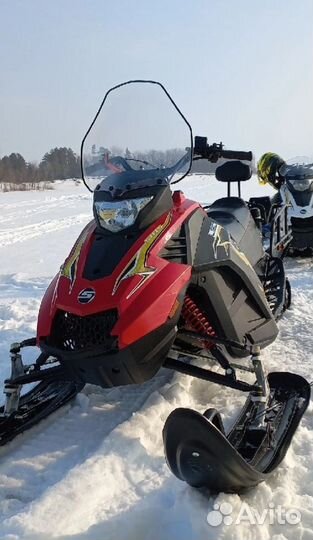 Снегоход stels капитан s150long