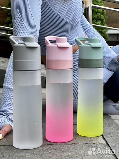 Бутылка для воды с распылителем