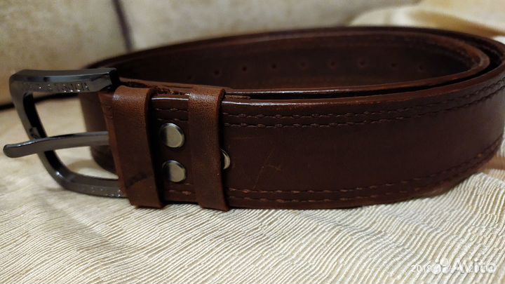 Ремень кожаный. Ручная работа