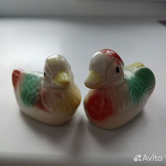 Утки мандаринки статуэтка