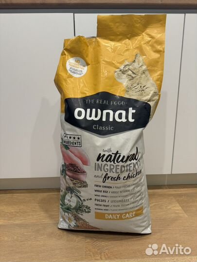 Корм для кошек ownat Classic