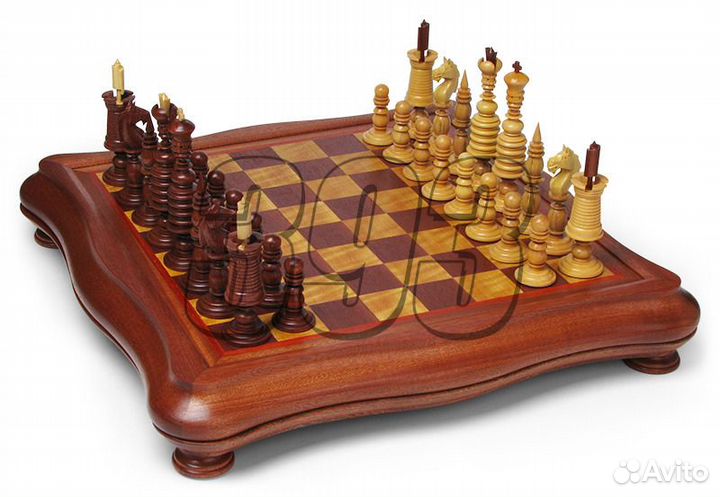 Шахматы Барлейкорн (тёмные, люкс) (14242)