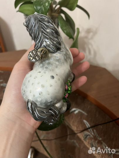 Конь елочная игрушка