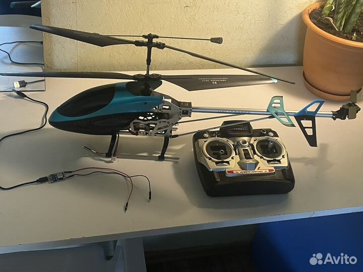 Большой Радиоуправляемый вертолет