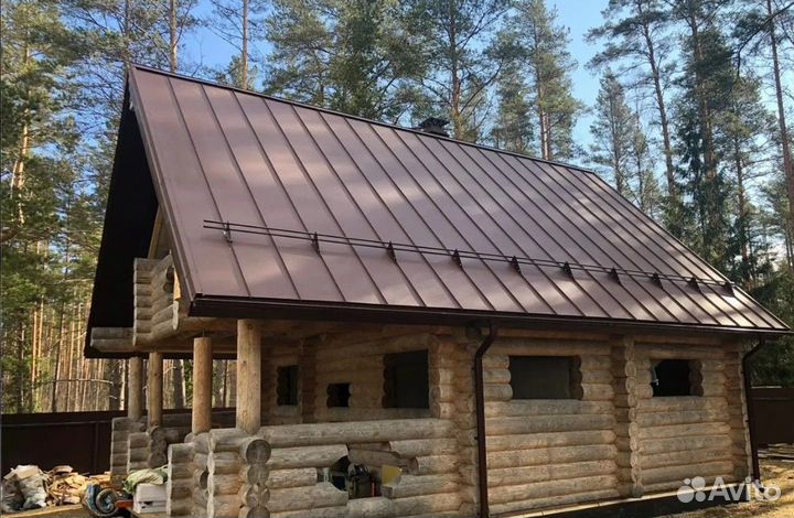Фальцевая кровля. Металлочерепица