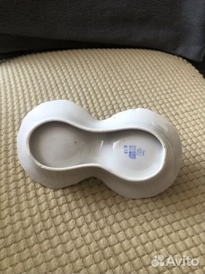 Фарфоровая Корзинка от набора для специй Сирень