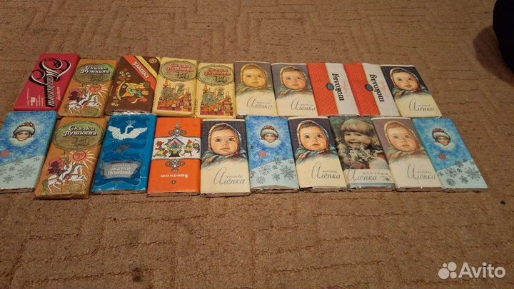 Коллекция шоколад СССР