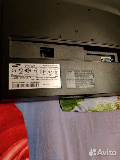 Монитор для компьютера на запчасти