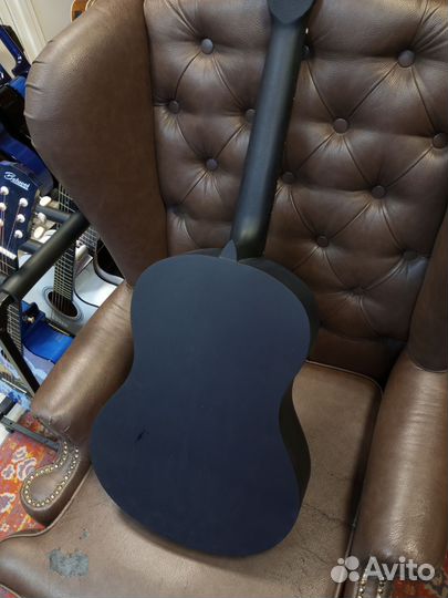 Flight новая классическая гитара чёрного цвета
