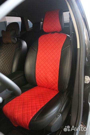 Накидки из экокожи комплект