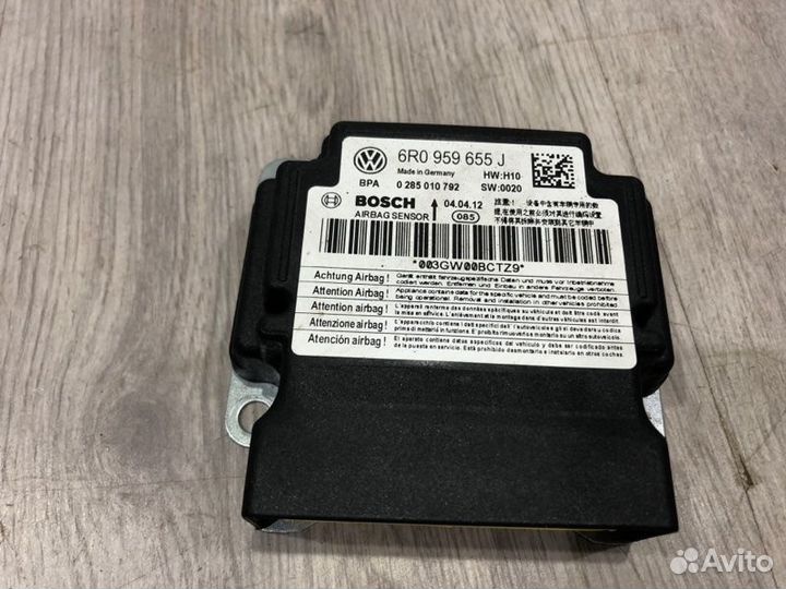 Блок управления Airbag Volkswagen Polo 5 седан