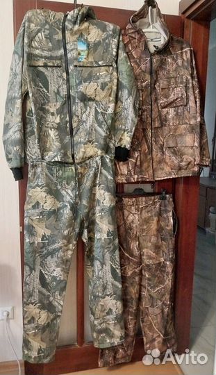 Демисезонный и ветровлагозащитый костюмы рыбакам