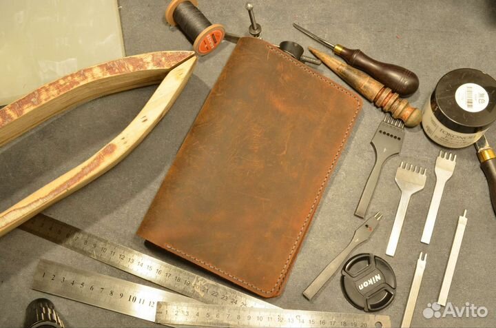 Обложка из кожи для ежедневника