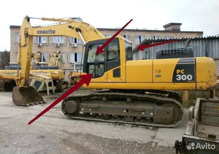 Стекло на экскаватор Komatsu pc 200-400