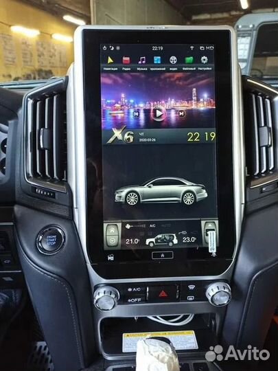 Магнитола Tesla для Toyota LC 200 2015+ Android