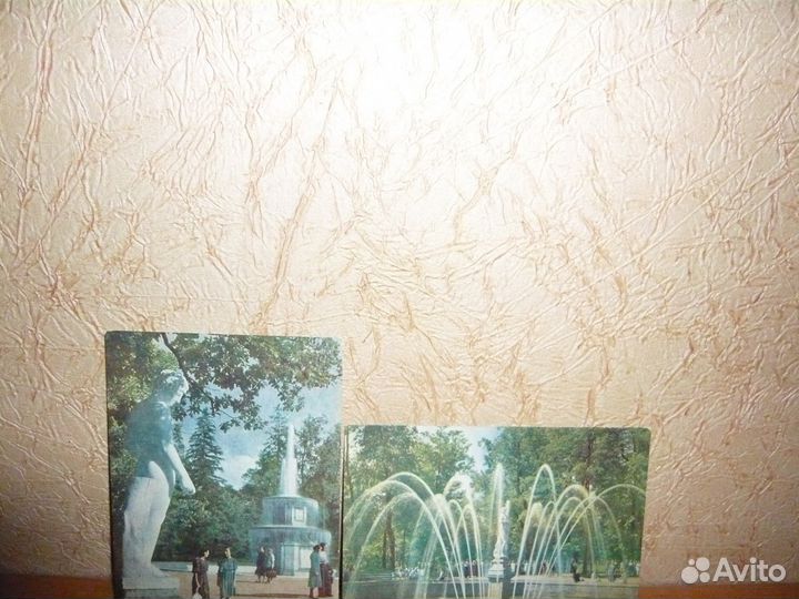 Петродворец.4 открытки. изогиз.1956г