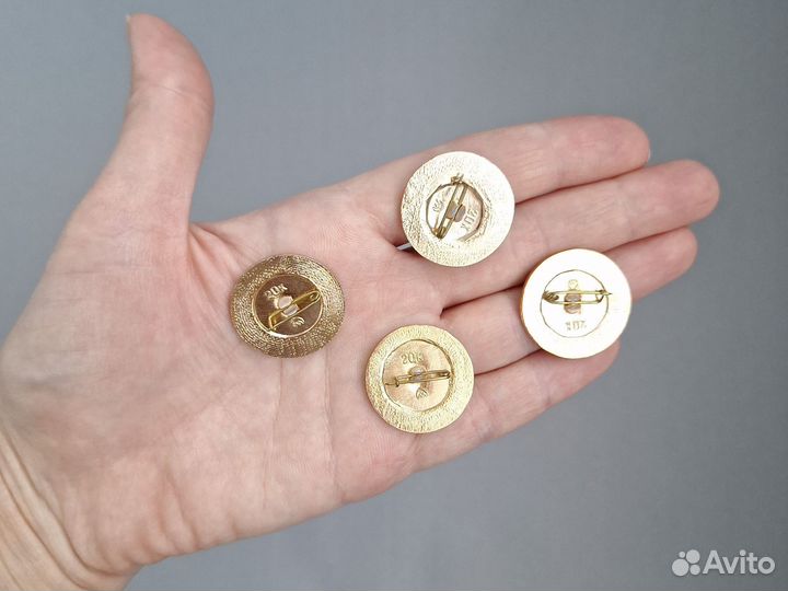 Значки СССР спортивные летчики космос